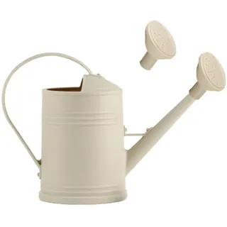 Sharplace Gießkanne Gartengießkanne Blumengießkanne 2 L Pflanzengießer aus Kunststoff mit abnehmbarem Zerstäuber und langem Auslauf Ideal für die Gartenbewässerung zu Hause, Beige