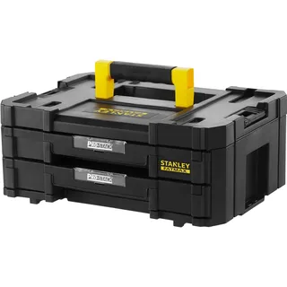 Stanley TSTAK IV Werkzeugbox mit 2 Schubladen schwarz 8,00 l
