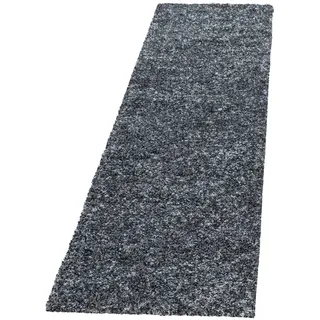 Ayyildiz Enjoy Hochflorteppich 80 x 250 cm Anthrazit