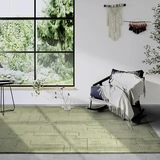 Villeroy & Boch Wilhelmine Wollteppich 120 x 170 cm Grün