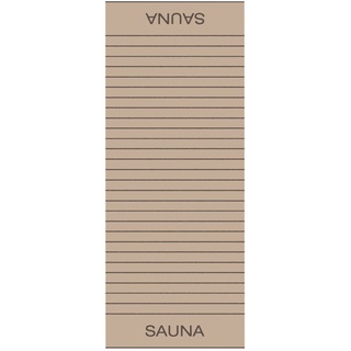 CAWÖ Home Saunatücher Balance Doubleface 6237 Sand - 39 80x200 cm