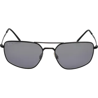 Ray Ban Herren-Sonnenbrille mit polarisierenden Gläsern RB3666 - Schwarz