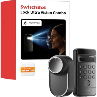 SwitchBot Smart Lock Ultra + Hub Mini Matter + Keypad Vision +