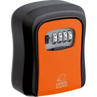 BASI 2101-0000-1119 SSZ 200 Schlüsseltresor Zahlenschloss Schwarz, Orange