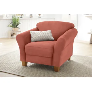 Sessel HOME AFFAIRE "Gotland", orange (terra), B:110cm H:84cm T:89cm, Luxus-Microfaser ALTARA NUBUCK (100% Polyester);90% Polyester/10% Polyamid Luxus-Microfaser (100% Polyester);Struktur (100% Polypropylen), Sessel, Sessel, in drei Bezugsqualitäten