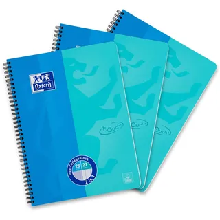 Oxford Touch Duo A4 kariert und liniert blau