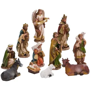 Kurt S. Adler Kurt Adler 15,2 cm Krippe mit 11 Figuren