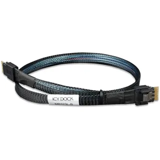 Icy Dock MB323L-B Serial Attached SCSI (SAS)-Kabel 0,5 m Schwarz