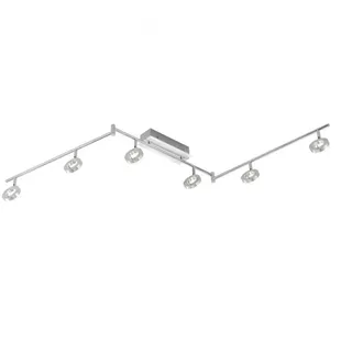LED Deckenstrahler Bad verstellbar in Aluminium IP44 L:188 cm 3000 k Spot Lampe