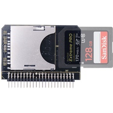 Leagy Adapter für SD-Karte ,SD, SDHC, SDXC, MMC auf IDE, 2,5 Zoll / 6,35 cm, 44P, 44 Pin, Stecker, Konverter, SD 3.0