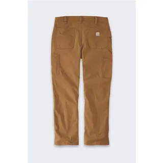 CARHARTT Rugged Flex Loose Dungaree Hosen Braun W32/L34