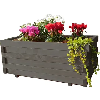 Promadino Lucca Blumenkasten 69 x 39 x 30 cm Grau