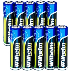 Wilhelm 10 AAA Mikro Universal Alkaline Batterien im Shrink LR03...