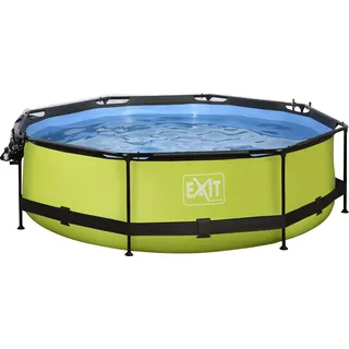 EXIT TOYS EXIT Lime Pool Set 300 x 76 cm inkl. Filterpumpe und Abdeckung