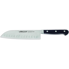 Arcos Opera - Santoku Messer - NITRUM geschmiedetem Edelstahl 180 mm - HandGriff POM Farbe Schwarz