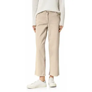 Cecil Loose Fit Jeans 'Wide Leg Jeans Style Neele', B378903, jute beige, Gr. 34 x 28 - Bunt