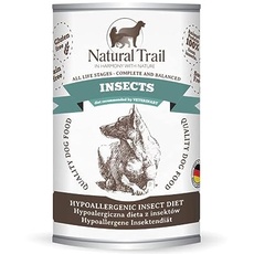 Bild Trail Natural Dog Nassfutter für Hunde Dose 350g Insekten, 1 Stück (1er Pack)