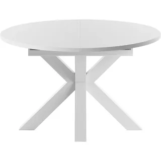 set one by Musterring Esstisch »New Atlanta« mit runder Platte, ausziehbar, Stern-Fuß, Maße Ø130cm (170x130cm), weiß