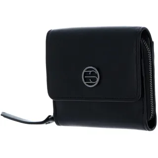 ESPRIT Leder Geldbörse Umhängetasche Jil Party Wallet Black schwarz - Schwarz