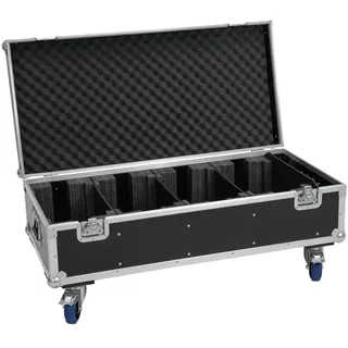 ROADINGER Flightcase 4x PLL-576 CW/WW mit Rollen | Truhen-Case mit Lenkrollen, PRO-Version