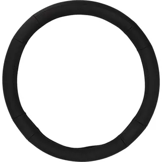 CARTREND Lenkradhülle Echtleder schwarz