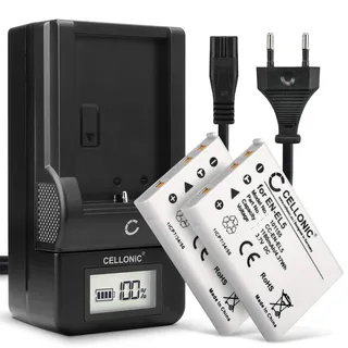 CELLONIC 2X Akku kompatibel mit Nikon Coolpix P510, P500, P520, P90, EN-EL5