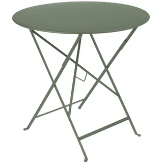 Fermob FE-BISTRO77 Bistrotisch Bereich 2026, Rund, Stahl, Kaktus, Ø 77 x H 74 cm, Klappbar, für den Außenbereich