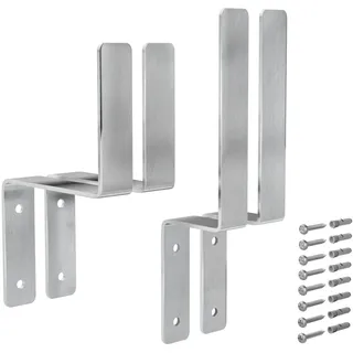 VORMANN Halterungs-Set Festzeltgarnitur Stahl verzinkt, 5 mm Stärke, Made in Germany