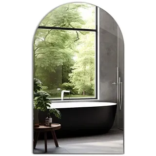 Tulup Dekospiegel Deko Spiegel Ovaler Wand Modern Glas Kosmetikspiegel Loft, Unregelmäßige Form 50 cm x 90 cm