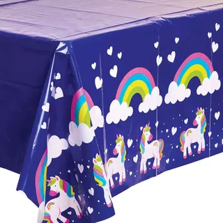 Baker Ross Abwischbare Regenbogen Einhorn Tischdecke 1 St.