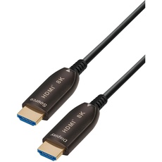 Bild HDMI Anschlusskabel HDMI-A Stecker, HDMI-A Stecker 15.00 m - HDMI 2.1, 8K@60Hz, 4K@120Hz, eARC, 3D, HDR, HDCP 2.2, YUV 4:4:4, bis zu 100m Reichweite