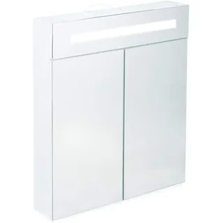 Relaxdays 60 cm weiß LED