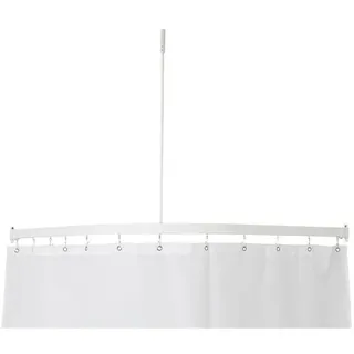 Van Der P Profil 5001 l-shaped shower rail white