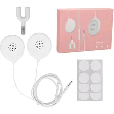 Babybauch Kopfhörer, Schwangerschafts Bauchlautsprecher für Frauen der Schwangerschaft, Musik Splitter Schwangerschaftskopfhörer für Mutter (weiß)