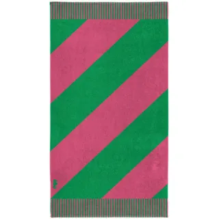 Seahorse Strandtuch »Colorblock Stripe« 100x180, für Strand und Pool, Trendy summer design, pink