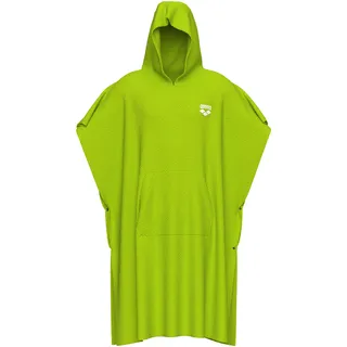 Arena Unisex Bademantel COTTON PONCHO 009651-600 S-M - Artic Lime-White - S-M