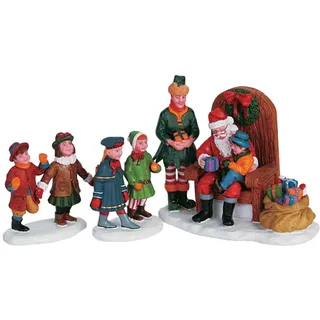 Lemax - Visiting Santa Set of 3