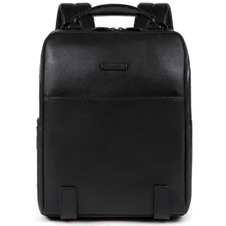 Piquadro Modus Special Rucksack Leder 40 cm Laptopfach Rucksäcke Schwarz