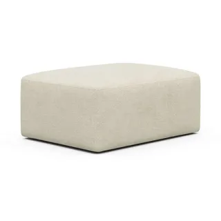 tenksom Pouf Rund Hocker 73 x 40 x 96 cm Weiß