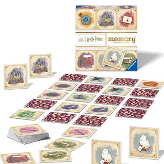 Ravensburger 22349 Collector's Memory® Harry Potter - Der Klassiker mit magischem Leucht-Effekt entführt 2 bis 8 Harry Potter Fans ab 6 Jahren in die Zauberhafte Welt von Hogwarts