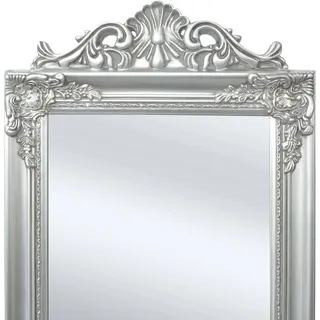 vidaXL Standspiegel im Barock-Stil 160x40 cm Silbern - Silber
