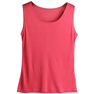 Egurs Damen Seidentop aus 100% Seide Ärmelloses Top für Sommerblack | Weiche Seidenqualität, Atmungsaktiver Stoff, Angenehmes Tragegefühl, ideal als Unterwäsche Schlafshirt und Alltagstop