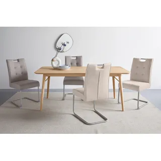 OTTO home Freischwinger Ciella Polyester beige 2er Set