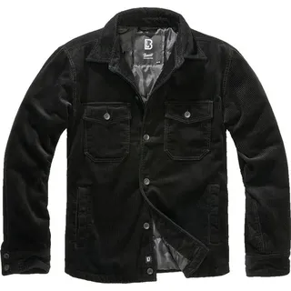 Brandit Textil Corduroy Jacke schwarz 5XL