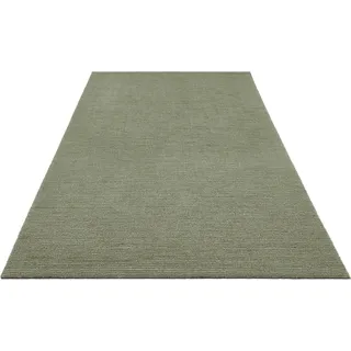 HANSE HOME Mint Rugs Supersoft Kurzflor Teppich Modern Flauschig Weich Einfarbig für Wohnzimmer Küche Flur oder Schlafzimmer Moosgrün 80x150 cm, Polyester