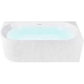 Beliani Gocta Eckbadewanne 80 x 169 x 59 cm (Kunststoff)