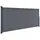 Seitenmarkise 500 x 160 cm Dunkelgrau Polyester
