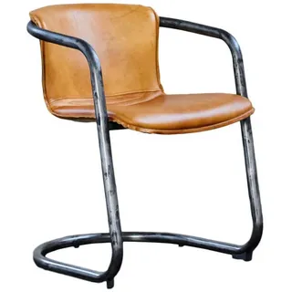 KAWOLA Stuhl FILLY Dinnerstuhl Leder cognac B/H/T: 54/73/61cm