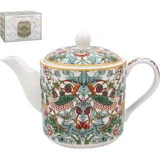The Leonardo Collection William Morris Erdbeerdieb Teekanne für die Küche | Schönes Küchenzubehör für Zuhause | Ohne Teesieb | Teekanne für den täglichen Gebrauch | Langlebige Teekannen für Zuhause &