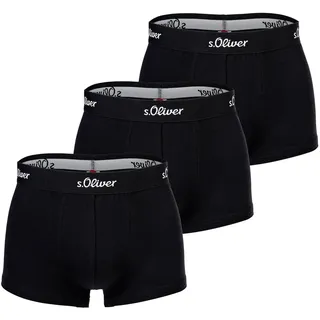 s.Oliver Basic Boxershorts Schwarz XL 3er Pack